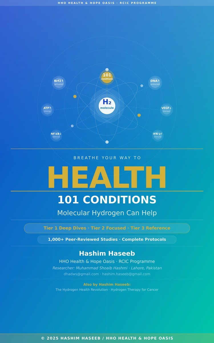 Breathe Your Way to Health: 101 Conditions Molecular Hydrogen Can Help — book cover