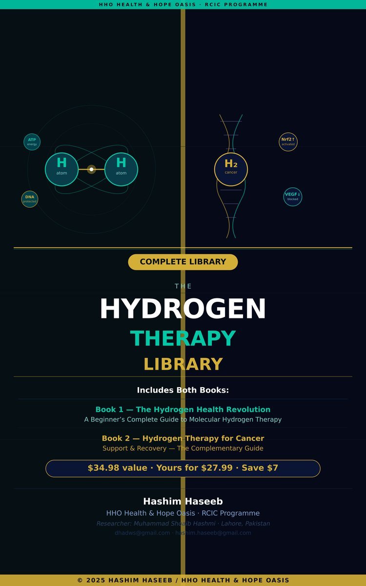 The Complete Hydrogen Therapy Library — Both Books — bundle cover