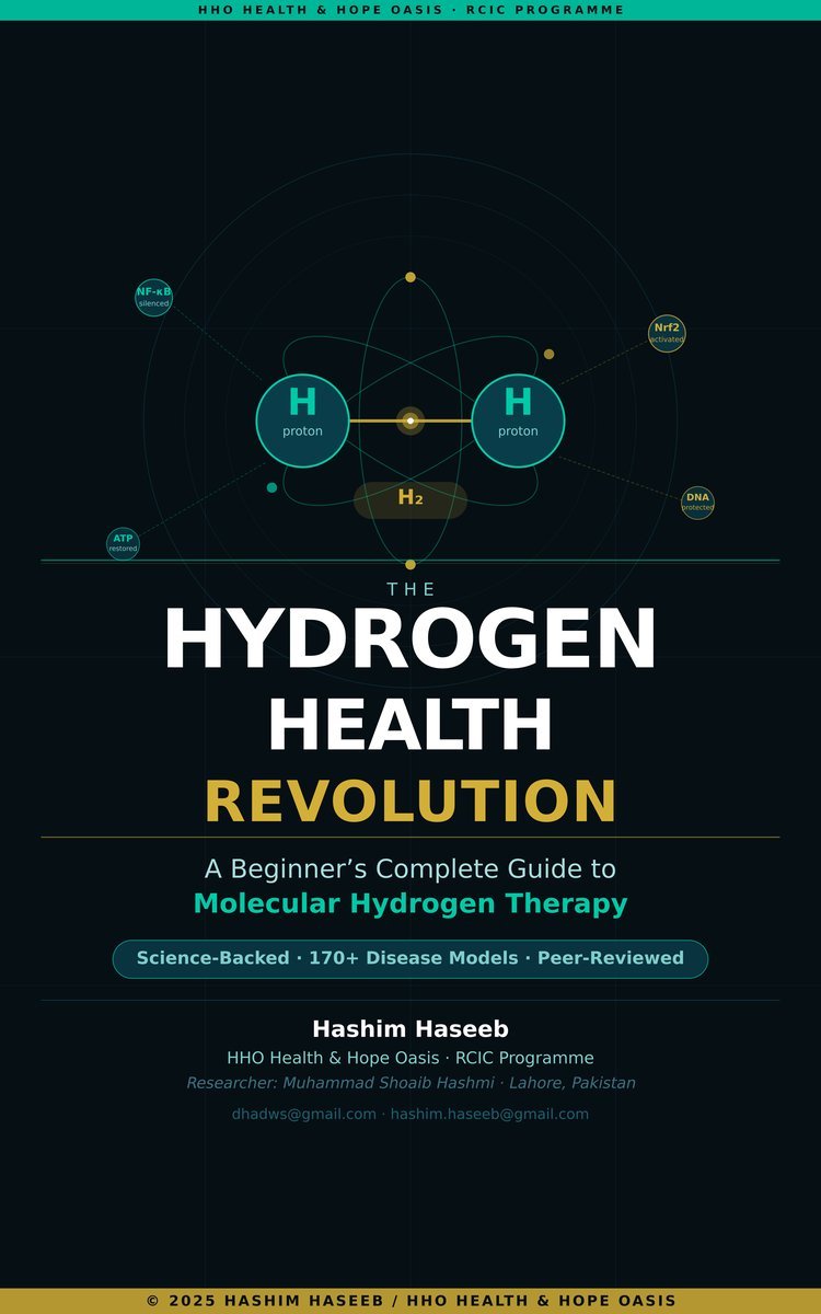 The Hydrogen Health Revolution — A Beginner's Complete Guide to Molecular Hydrogen Therapy — book cover